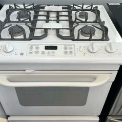 White Slide In Gas Stove 