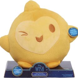 Disney Wish Hug & Wish Star Plush: Polyester Character Stuffed Animal, 11" Height