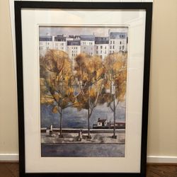 Framed Print - Autumn In Paris 