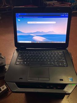 Dell 14 Rugged 5404 laptop computer  I5 - 4310 @ 2.0 GHz  8GB RAM- 256GB SSD Windows 10 pro.  No trades. Pick up only. Our operation days: Monday to F