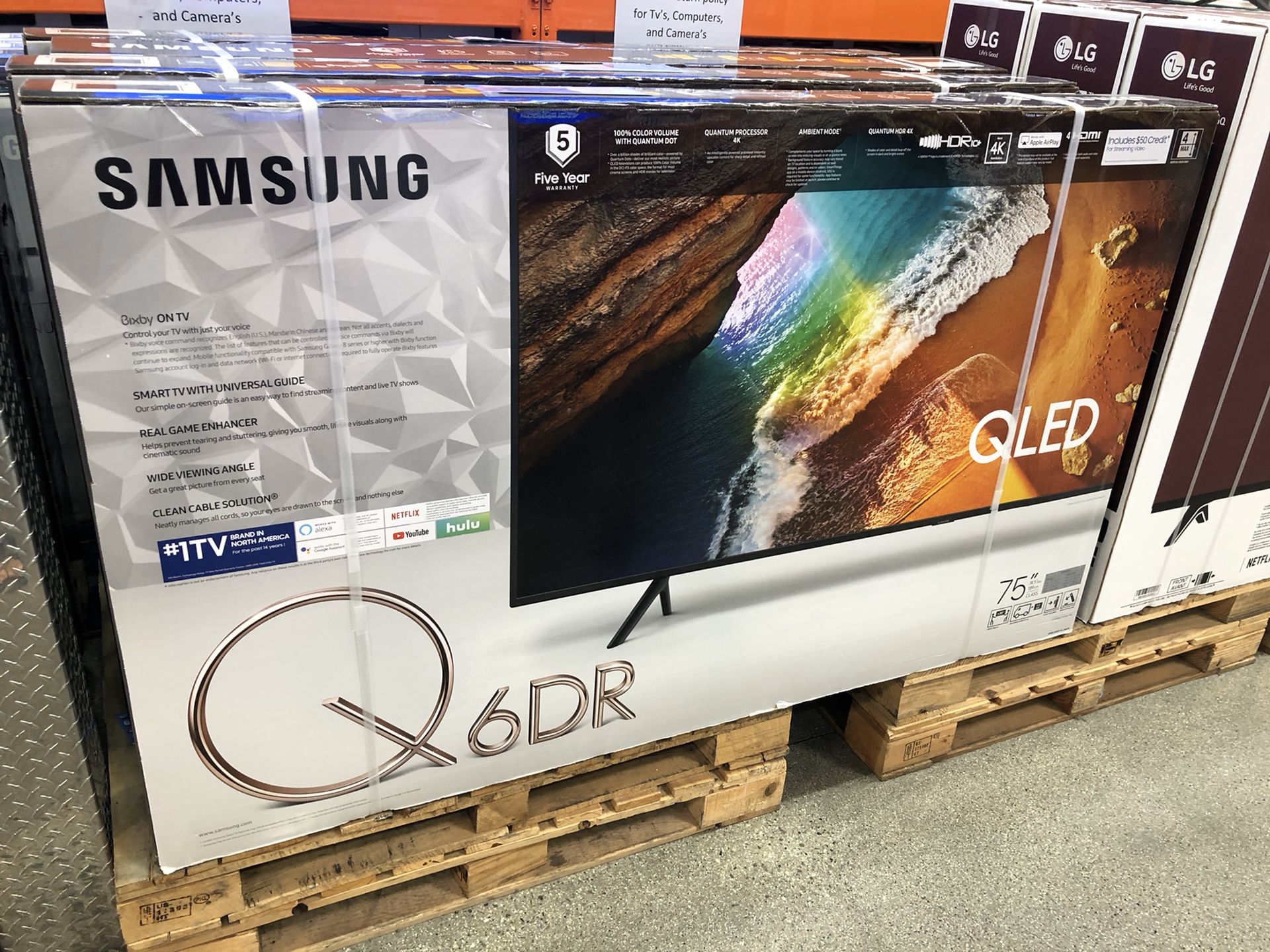Samsung 75” QLED tv