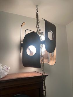 24” lamp mid century