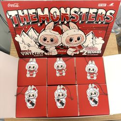 Pop Mart Labubu The Monsters Coca Cola Series Vinyl Face Single Box