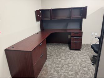 4 large heavy office desks