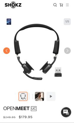 Shokz OpenMeet Bluetooth Headphones