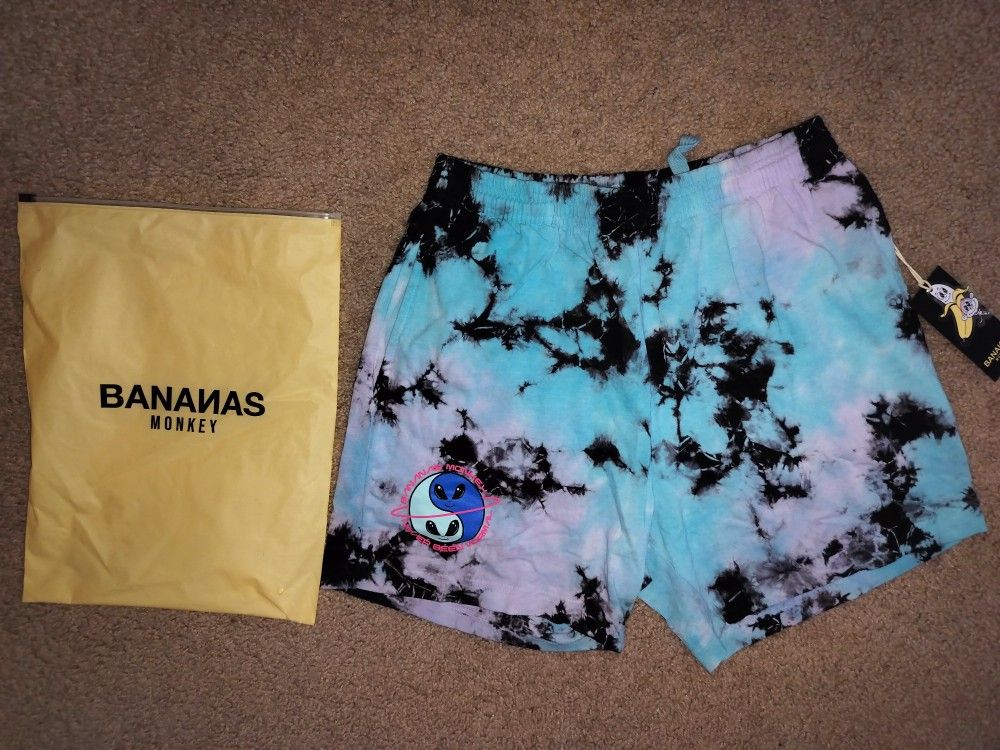 Bananas monkey "Never Been Normal" Tie-dye Short