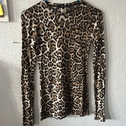Merino Wool Leopard Sweater 