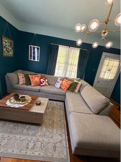 Grey L Sectional