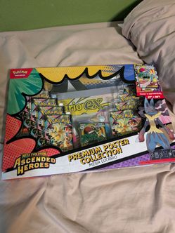 Ascended Heroes Premium Poster Collection Mega Lucario
