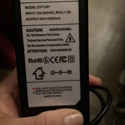 42v Power Charger Cord 