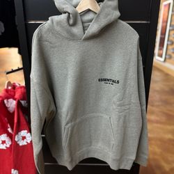 dark oatmeal essentials hoodie
