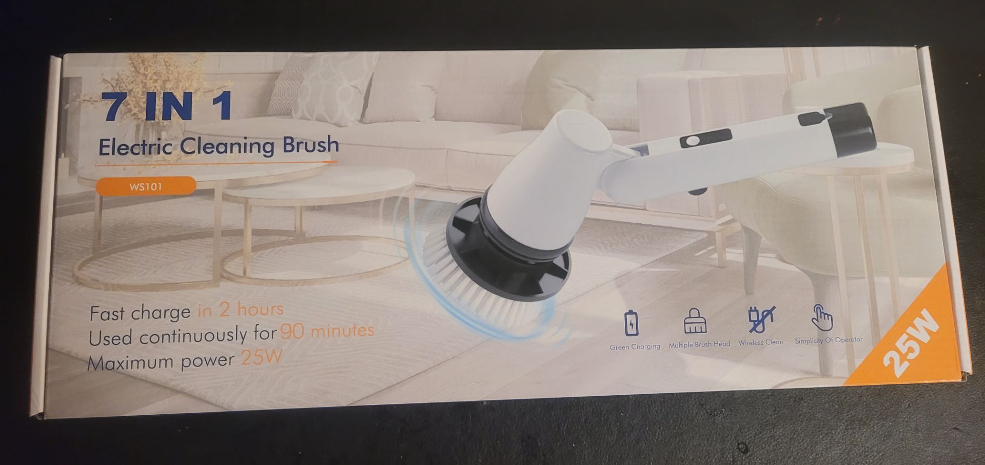 Electric Spin Scrubber 7-in-1