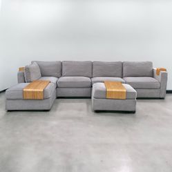 Floor Model/Return Lovesac Sterling Luxe Chenille Sactional - 🚚 FREE SHIPPING 