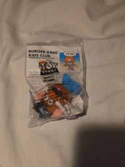 sealed 1995 Burger King Kids Club Toy Story Mr. Potato Head figure.