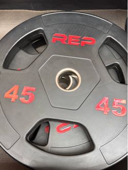 Rep fitness 45 lbs Olympic  plates