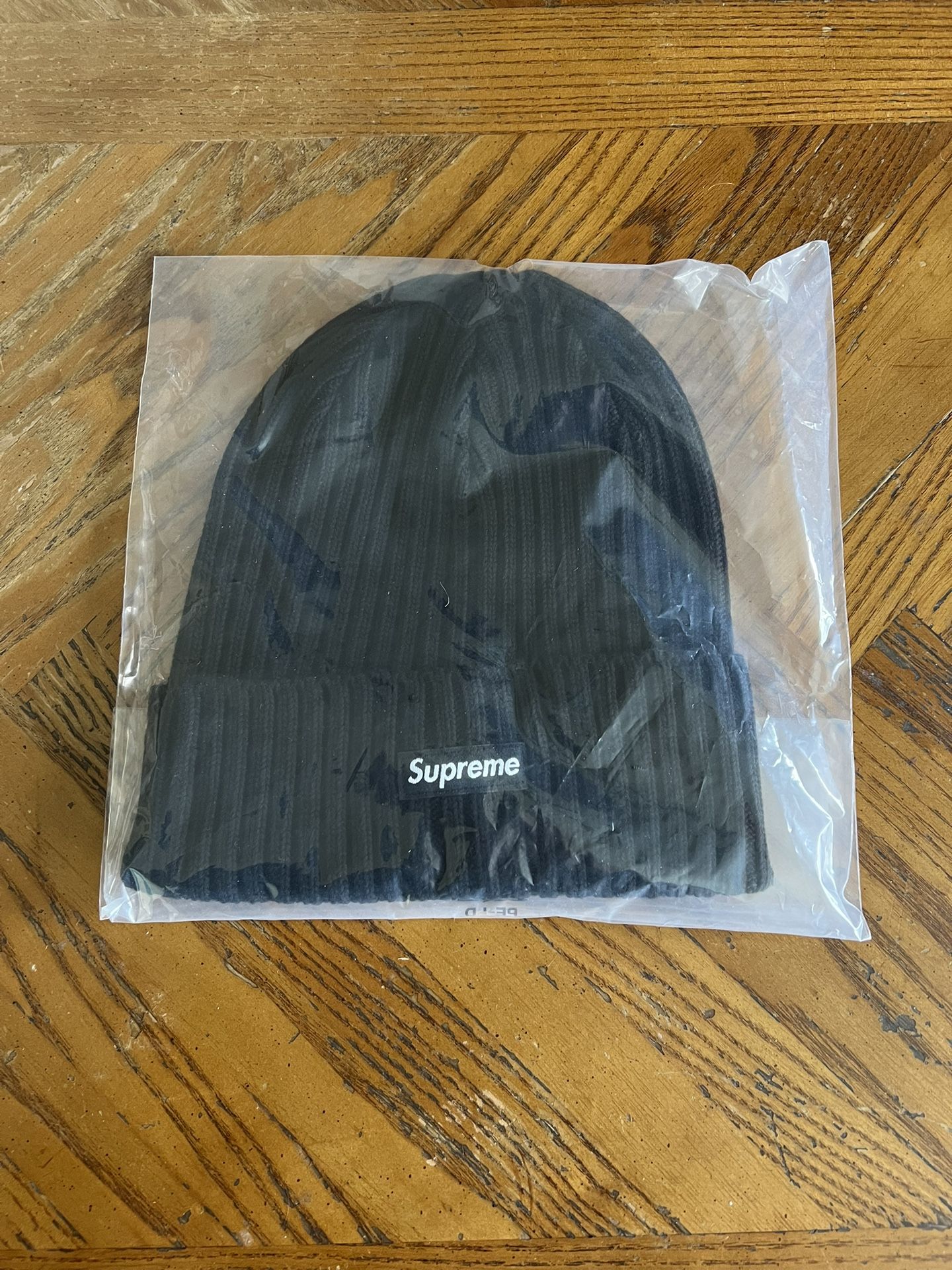 Supreme Overdyed Beanie Black