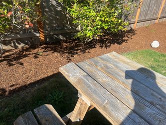 Outdoor Wooden Picnic Table