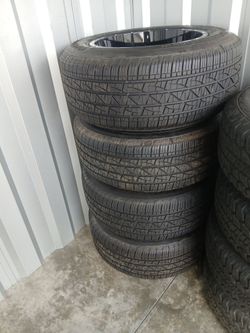 Set of four New  Tires with new Rims