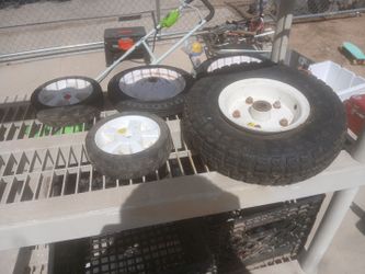 Mixed Lot of Used Wheels and Tires