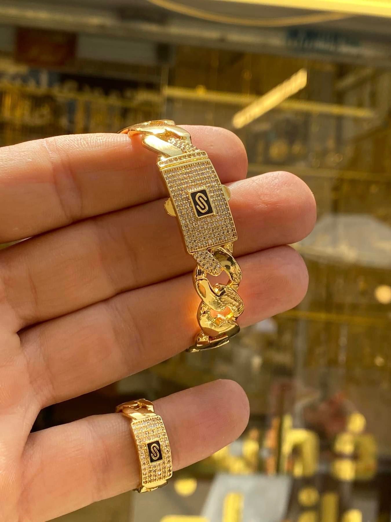 Bracelet Sets Plated Gold