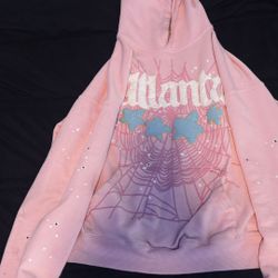 Pink Atlanta Sp5der Hoodie