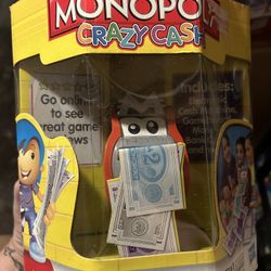 Monopoly Crazy Cash Board game Brand New