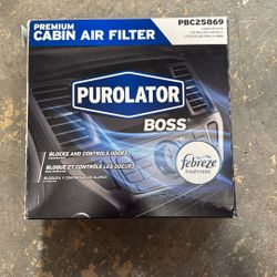 Purolator BOSS Premium Cabin Air Filter (PBC25869)
