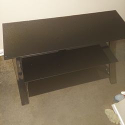 GLASS  TV STAND 