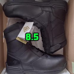 New First Tactical Safety Toe Side-zip Tactical Boots,8.5