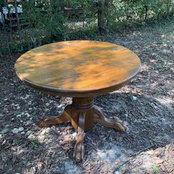 Antique Claw Foot Dining Table 