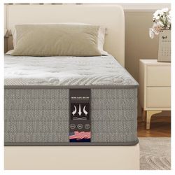 King Size Mattress, 12 Inch Gel Memory Foam King Mattress for Cool Night & Pressure Relief, Medium Firm Feel with Motion Isolating