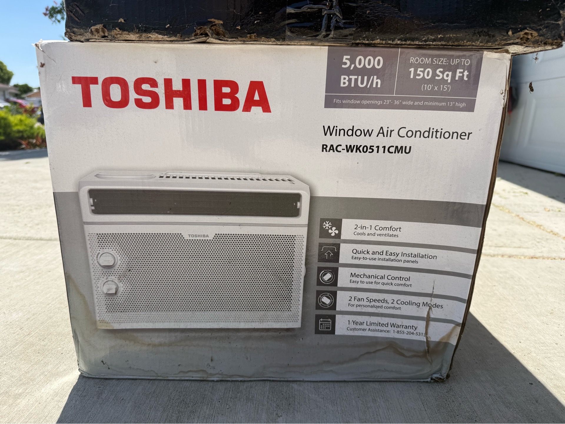Toshiba 6000 BTU Window Air Conditioner