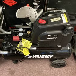 Husky Corded 8 Gallon Compressor $160