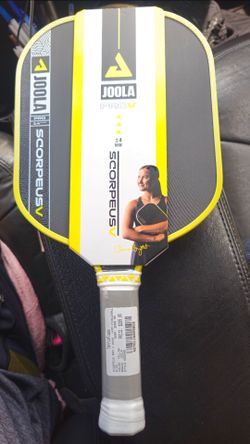 PICKLEBALL PADDLE BRAND NEW JOOLA ANNA BRIGHT SCORPEUS PRO V 14MM WITH SLEEVE COVER