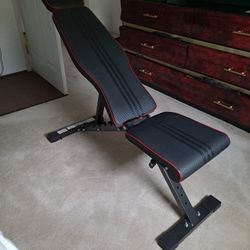Adjustable Bench Press Foldable And Dumbbells
