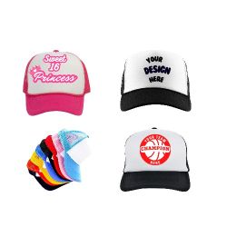 Custom , Mesh Back Foam Front Cap Personalized Trucker hat
