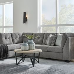 Ashley Furniture Marleton 2-Piece Sectional with Chaise — $399