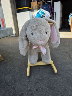 Plush Bunny Toddler Rocking Toy