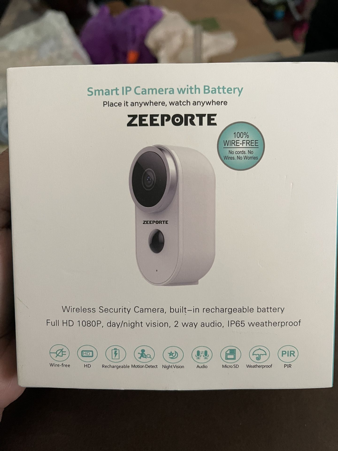 Zeeporte Smart Ip Camera With Battery