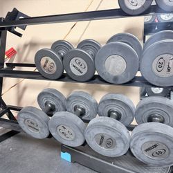 Dumbbells With Rack