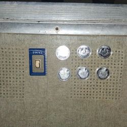 pamp swiss 10g gold bullion and 1 troy ounces silver coins