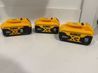Dewalt batteries 5amp
