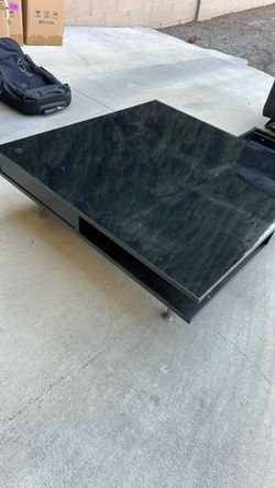 Low Black Coffee Table