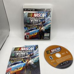 NASCAR Unleashed (Sony PlayStation 3, 2011) Complete With Manual - tested PS3