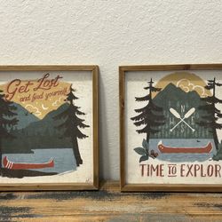 Wall Decor For Woods/Camping/ Cabin Theme