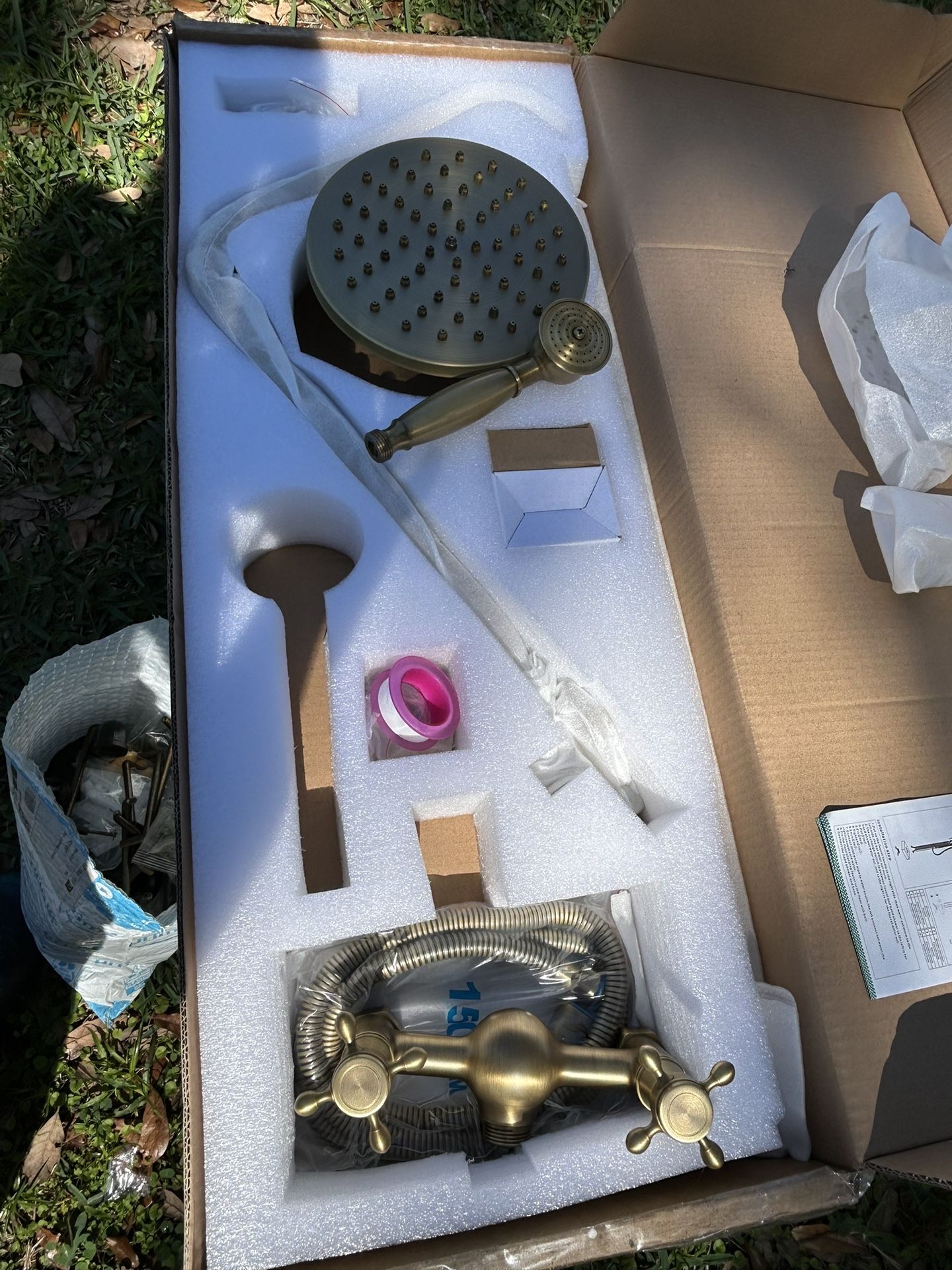 Antique Brass shower Mixer