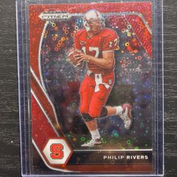 2021 Panini Prizm Draft Picks 2001 Red Gloss Philip Rivers Rookie Football Card #17