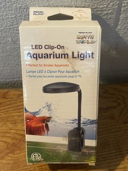 Penn Plax LED Clip On Light For Small Aquarium 