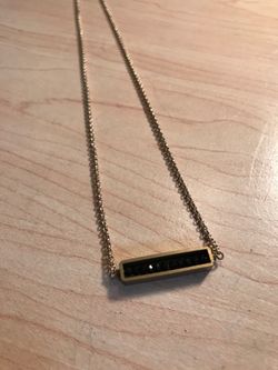 Gold Plated Bar Necklace