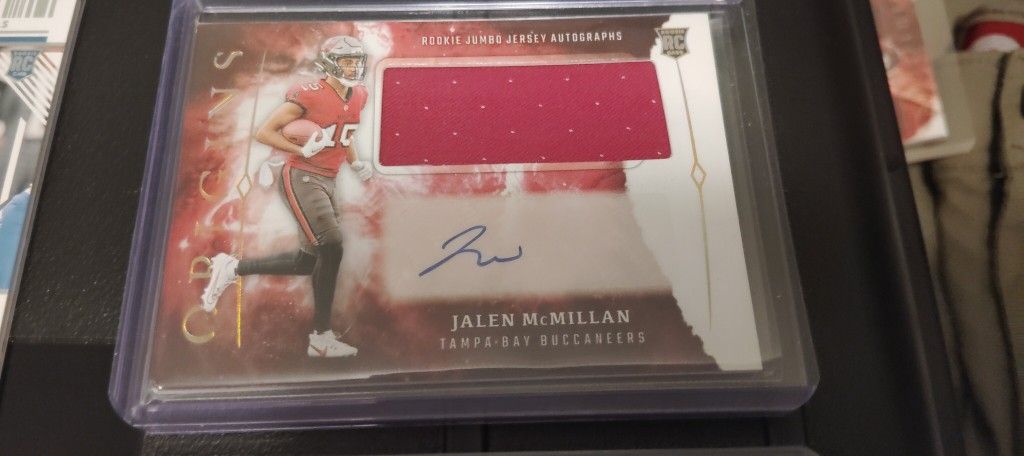 Jalen McMillan rookie patch auto